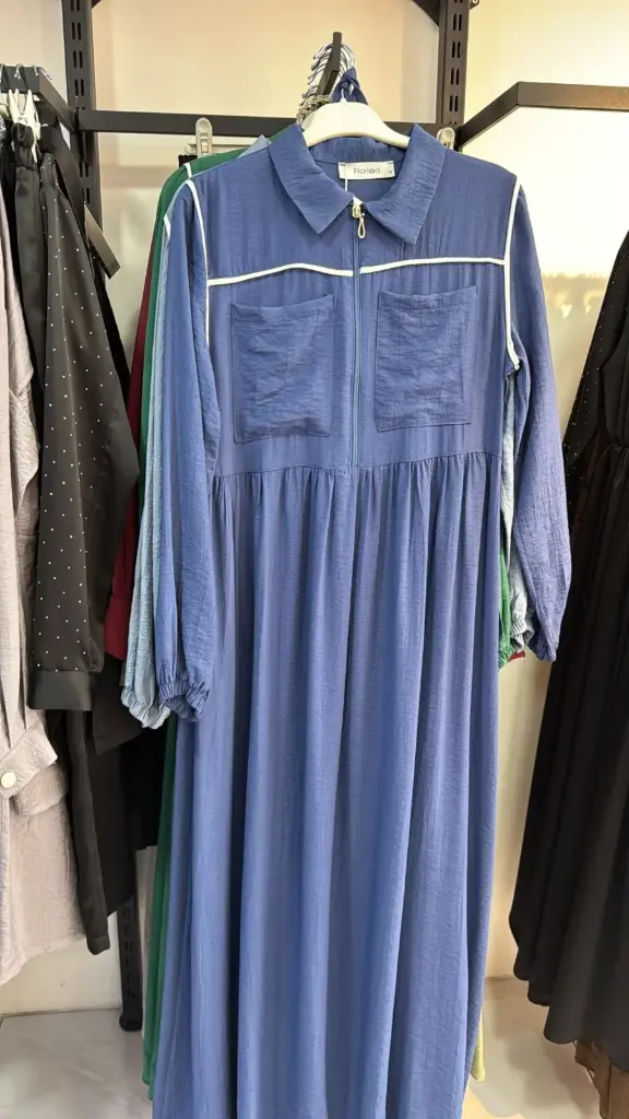 Long Dress D-Blue